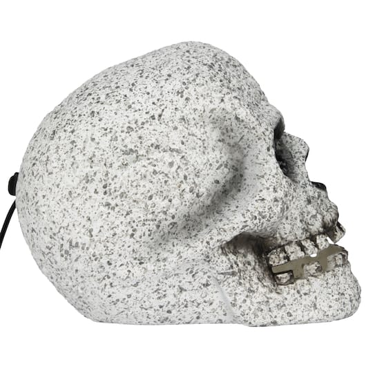 12.5" LED Lighted Stone Skull by Ashland®